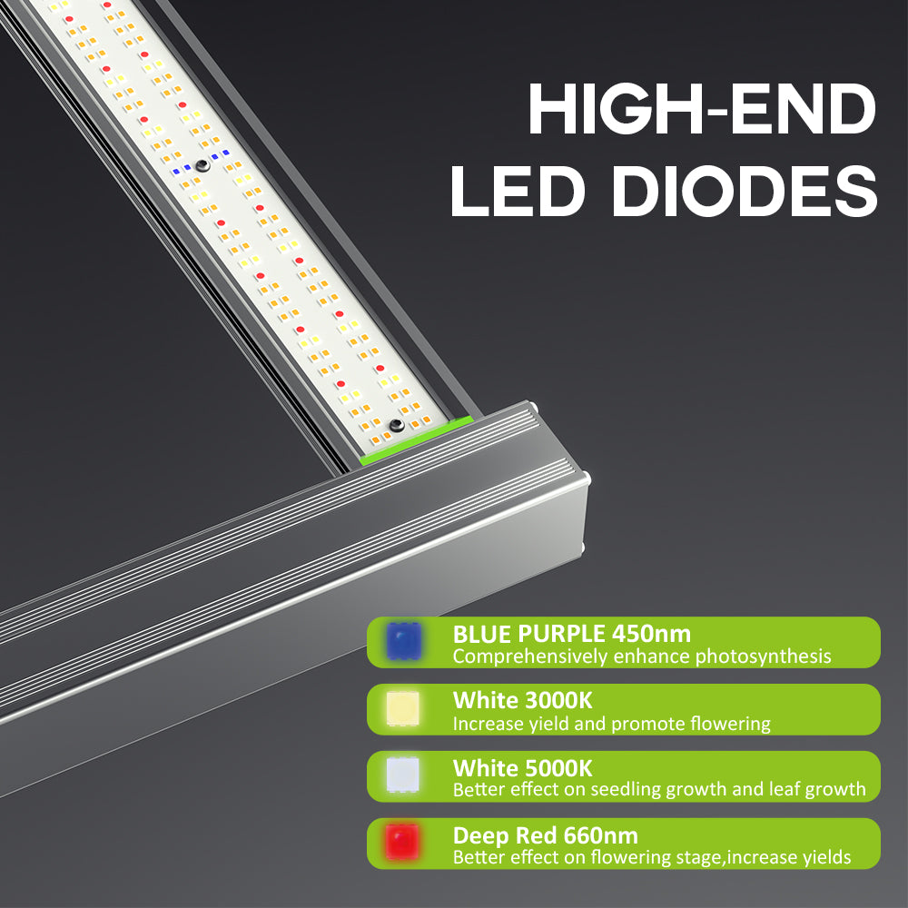 Agricultural lights JJD-STD 720W 6 Bar 4X4FT Full Spectrum