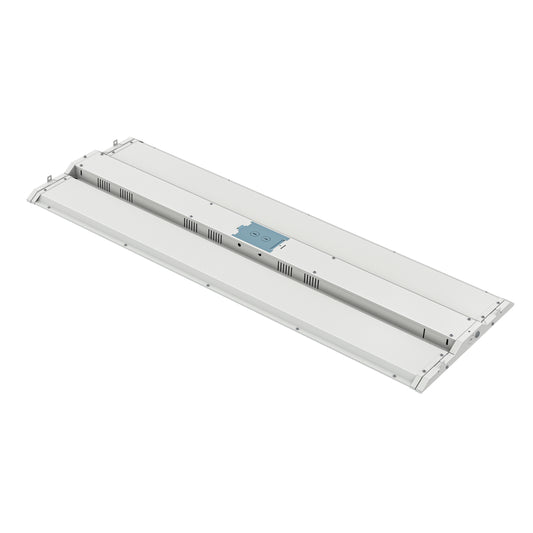 Linear High Bay G5 Series 4ft 300W 168lm/W 50400lm 5Power&6CCT&Angle Adjustable
