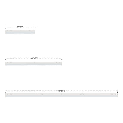 Linear Strip Light G4 8ft 150W 22500lm 5 Powers & 6 CCTs With Sensor Base